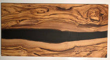Load image into Gallery viewer, Olive Wood w/Resin Boards - Black Resin 18x9x.05