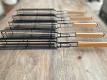 Load image into Gallery viewer, Beech Wood BBQ Skewer / Kabob Basket
