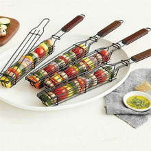 Load image into Gallery viewer, Beech Wood BBQ Skewer / Kabob Basket