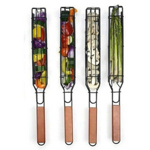 Load image into Gallery viewer, Beech Wood BBQ Skewer / Kabob Basket
