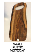 Load image into Gallery viewer, Single Small Rustic Live Edge Acacia Board
