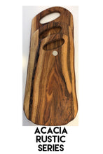 Load image into Gallery viewer, Single Medium Rustic Live Edge Acacia Board

