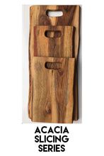 Load image into Gallery viewer, Single Small Slicing Live Edge Acacia Board
