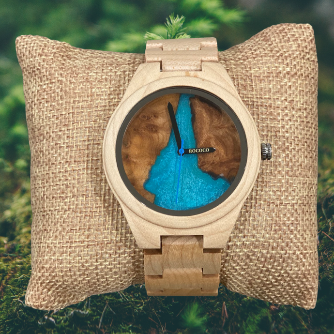 Naturally Unique Wood Resin Watch - Alok