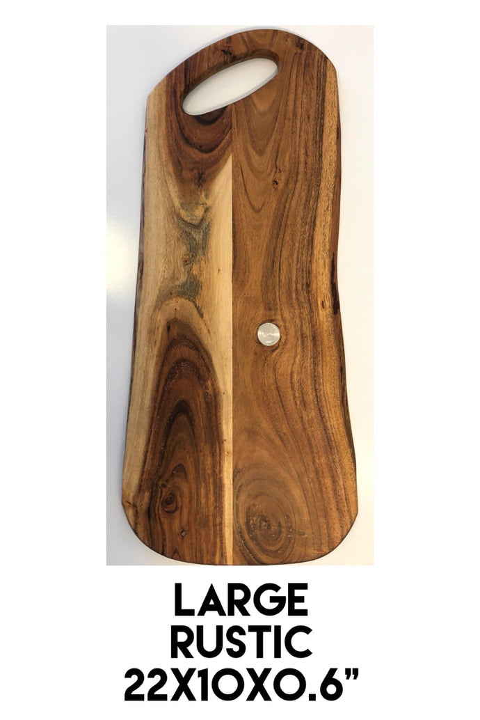 Single Large Rustic Live Edge Acacia Board