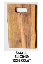 Load image into Gallery viewer, Single Small Slicing Live Edge Acacia Board
