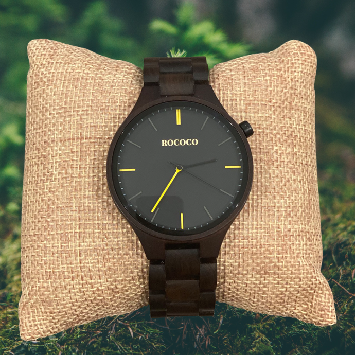 GENTLEMAN Collection Handmade Ebony Wooden Watch